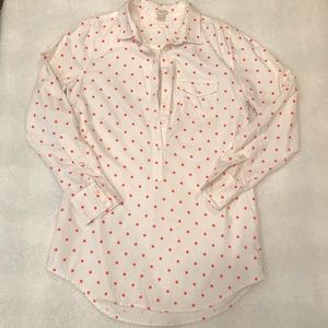J.Crew Polka Dot Button Down - NWOT